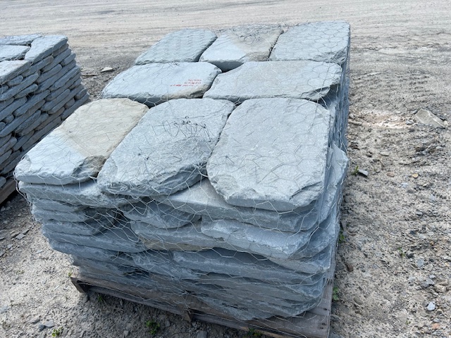 Lot 12: 3 pallets 2" Tumbled Garden Path